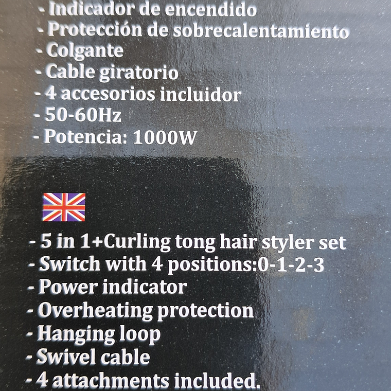 Alisadora de cabelo 5 em 1 10