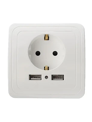 Tomada de parede com 2 USB