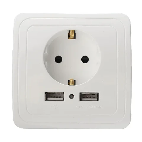 Tomada de parede com 2 USB