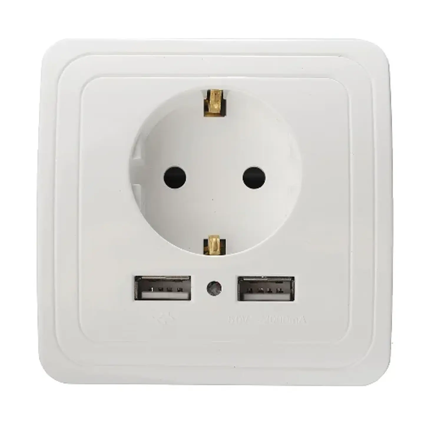 Tomada de parede com 2 USB 1