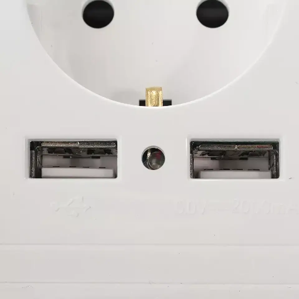 Tomada de parede com 2 USB 2