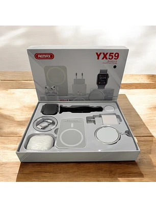 Conjunto Smartwatch 6 em 1 - Aemax YX59