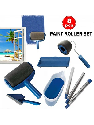 Conjunto Rolos de Pintura Anti-gota 8 peças 