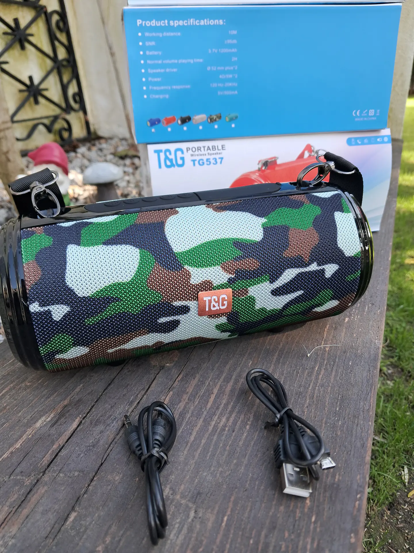 Coluna Bluetooth T&G com 25cm 1