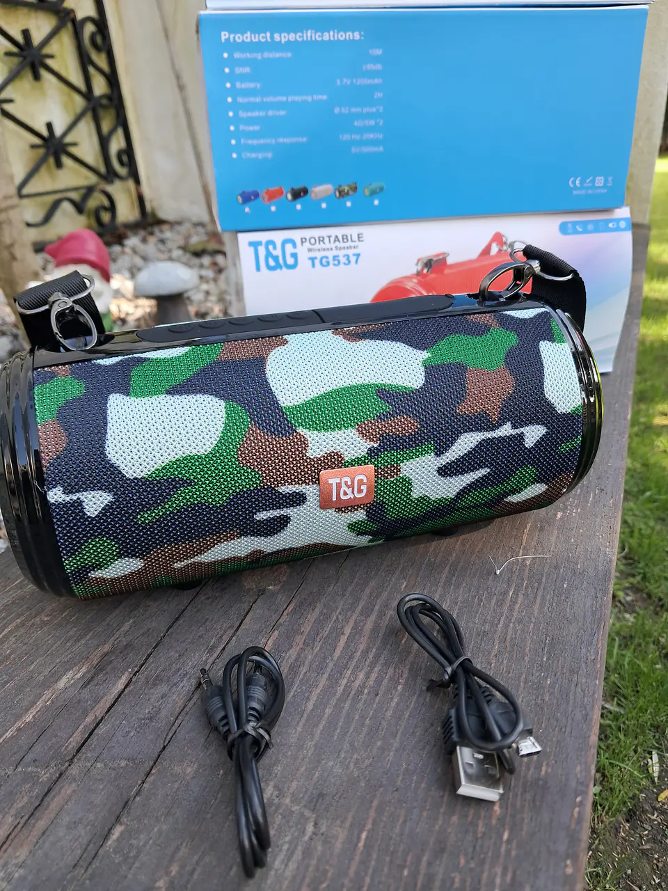 Coluna Bluetooth T&G com 25cm 1