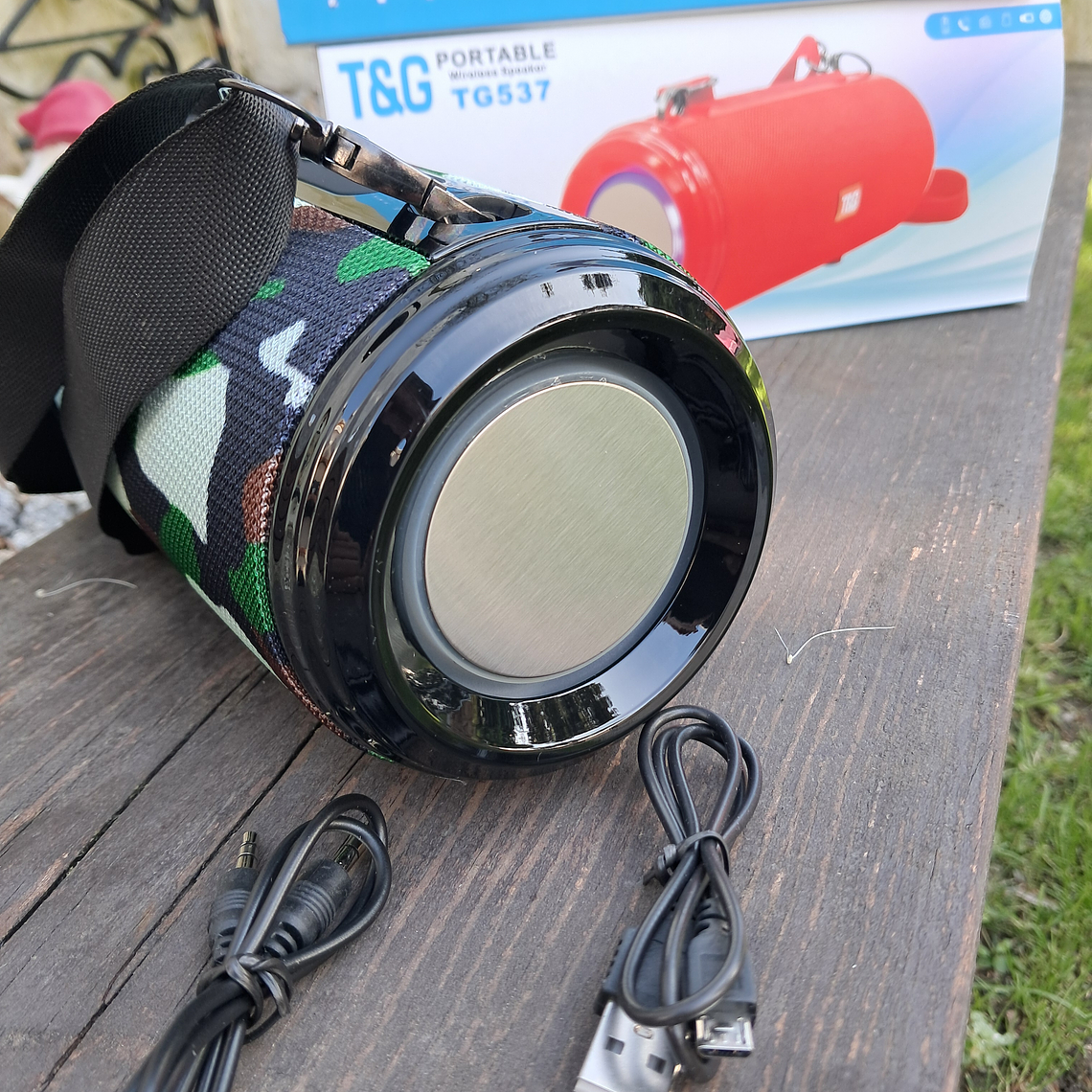 Coluna Bluetooth T&G com 25cm 2