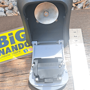 Caixa de bloqueio compacta, feito abs, para se montada na parede