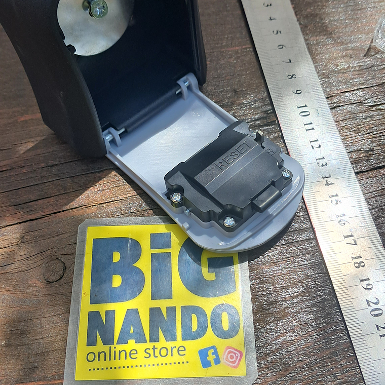 Caixa de bloqueio compacta, feito abs, para se montada na parede 4