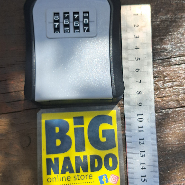 Caixa de bloqueio compacta, feito abs, para se montada na parede 3