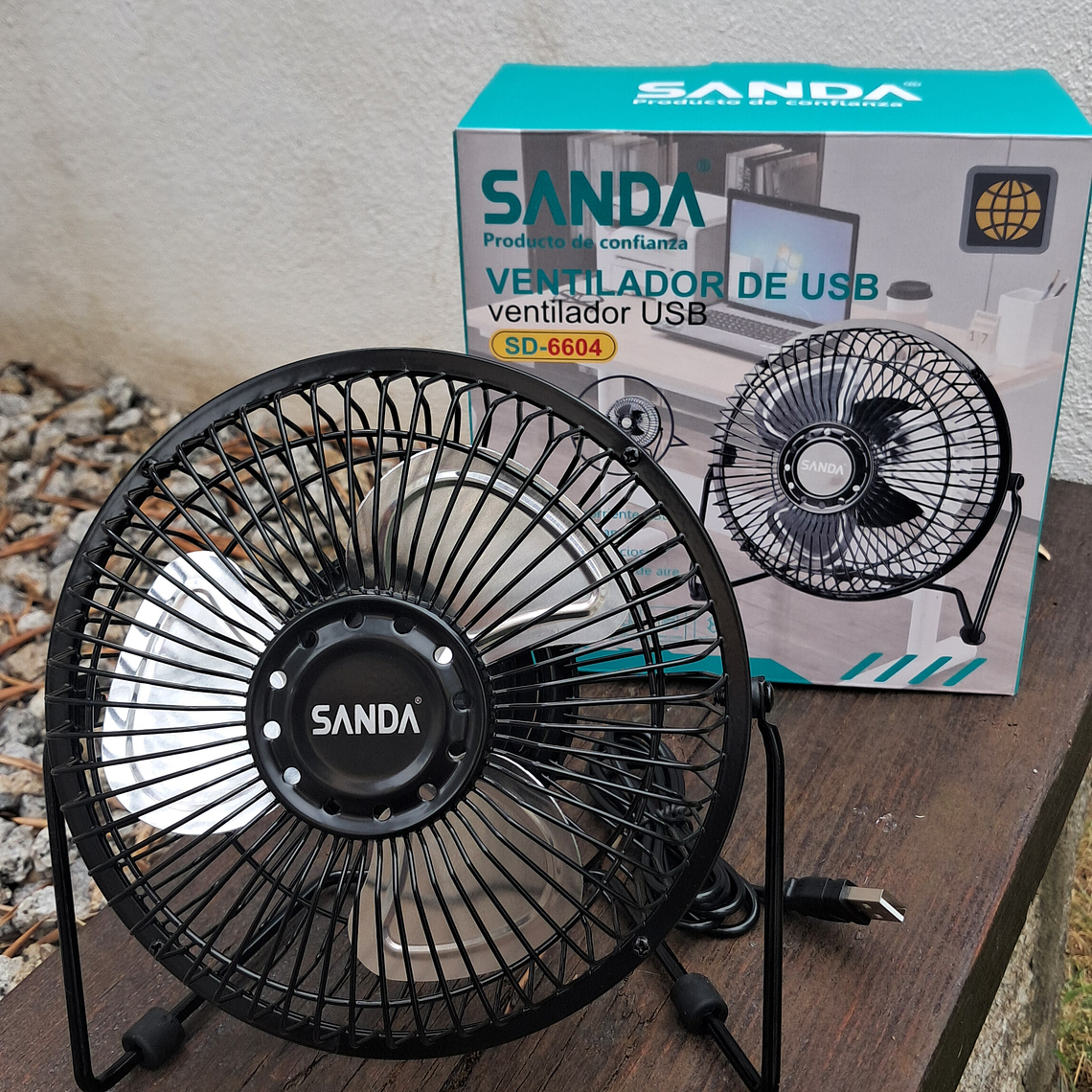 Ventilador de  mesa USB 12v ou 220v 5