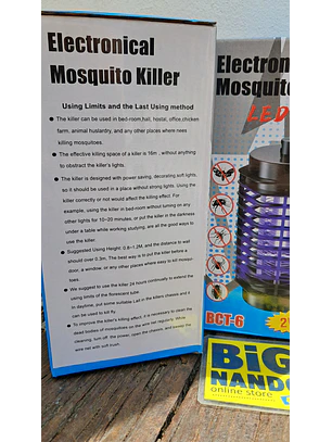 Mata moscas e mosquitos Led 2w ( Novo)