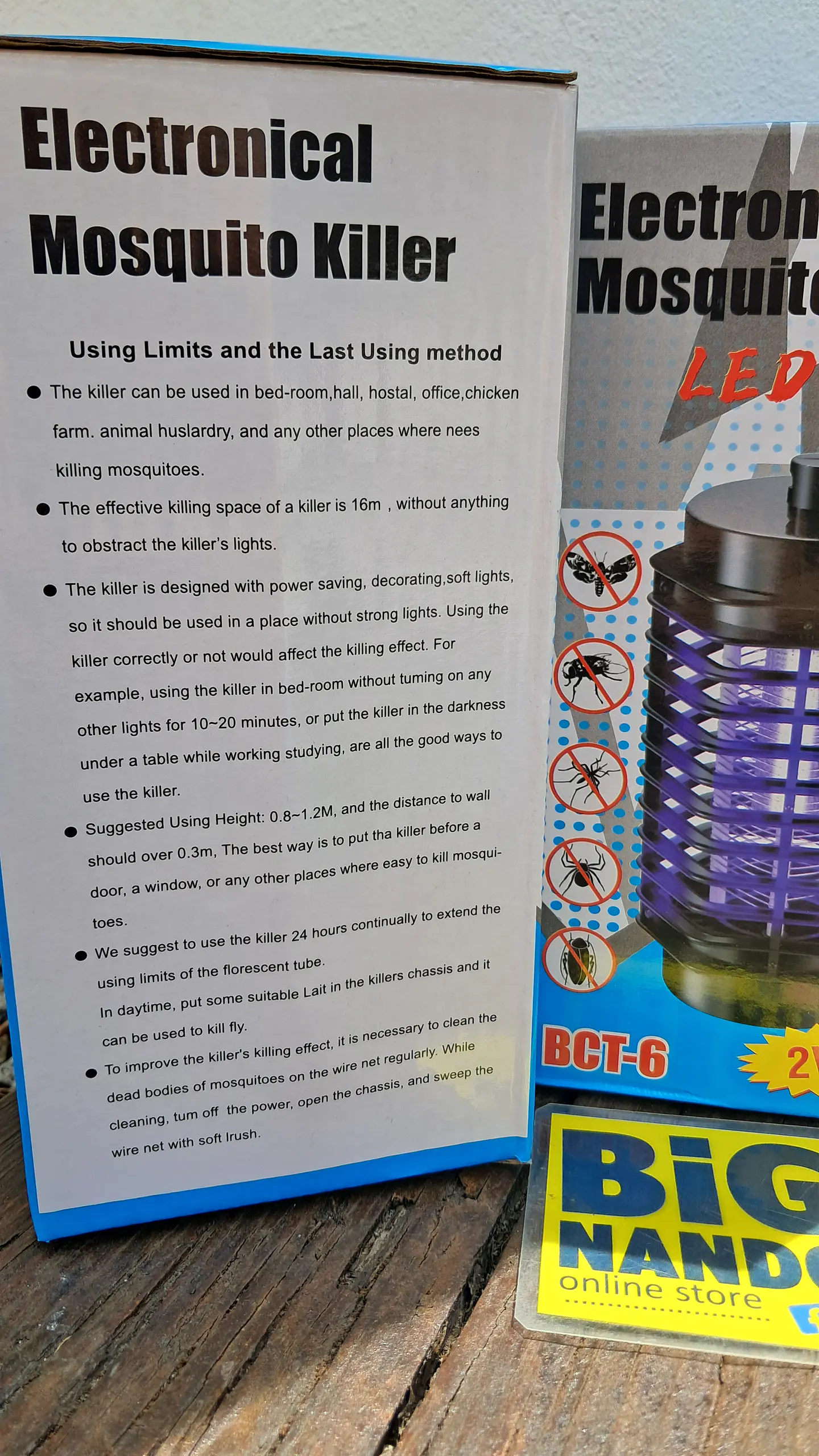 Mata moscas e mosquitos Led 2w ( Novo) 2
