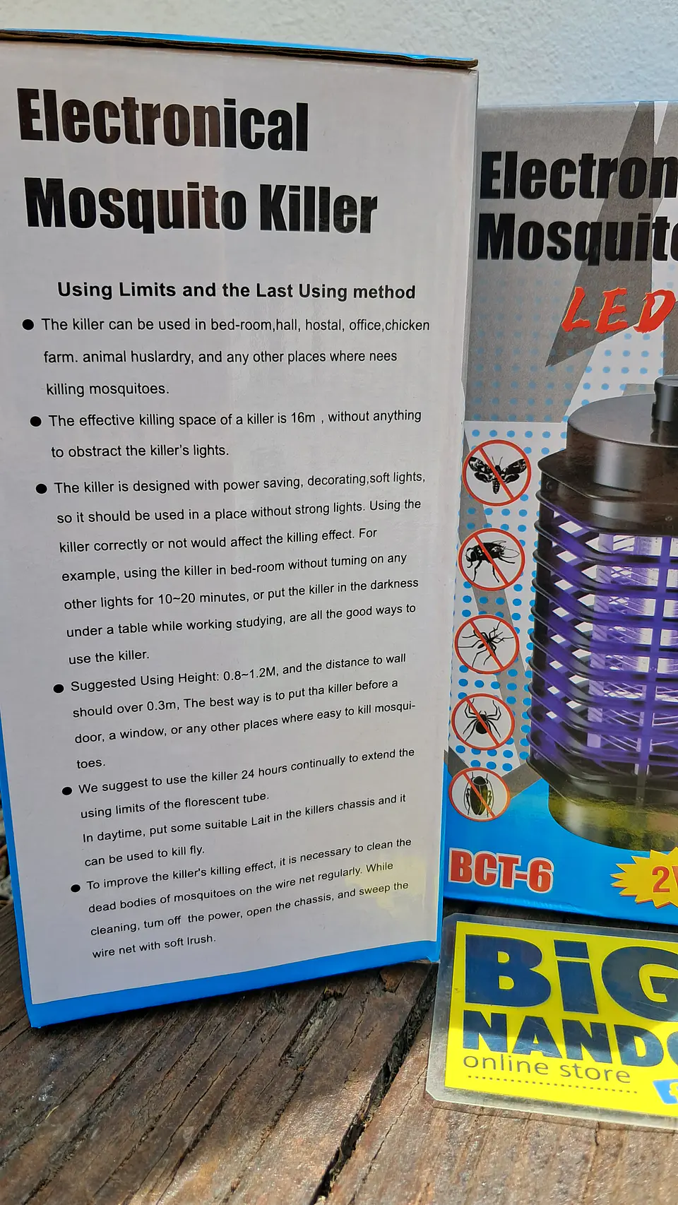 Mata moscas e mosquitos Led 2w ( Novo) 2
