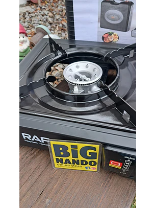 Fogão de Campismo a Gás Portátil, para cartuxo ou botija com mala