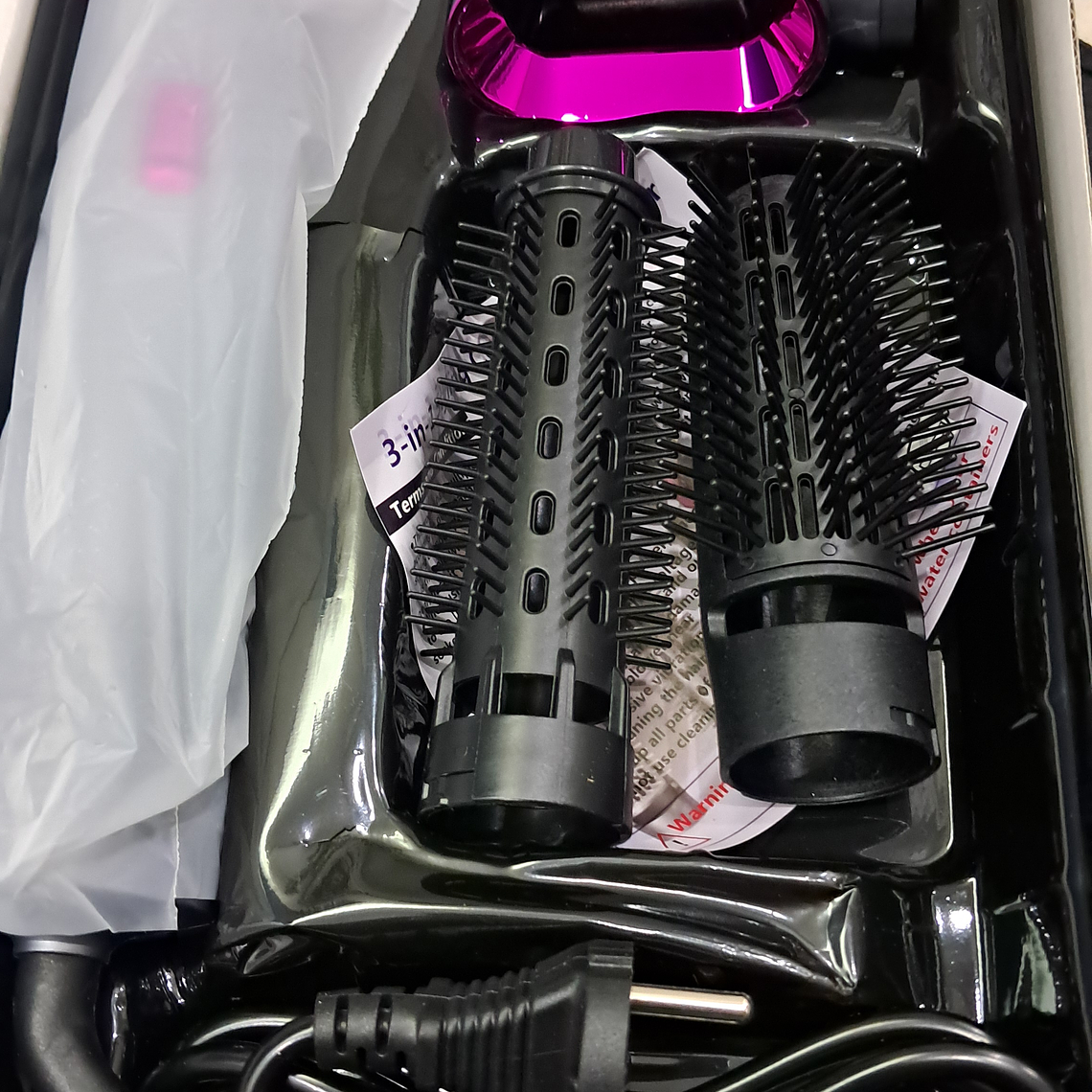 Escova Secadora Modeladora OEM Hot 3 em 1 7