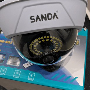 Câmara de segurança falsa, com luz + comando