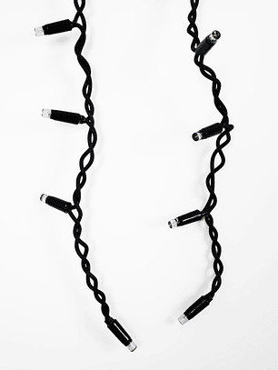 Cortina de luzes LED - 1,5m x 90cm - 100 luzes - Branco frio