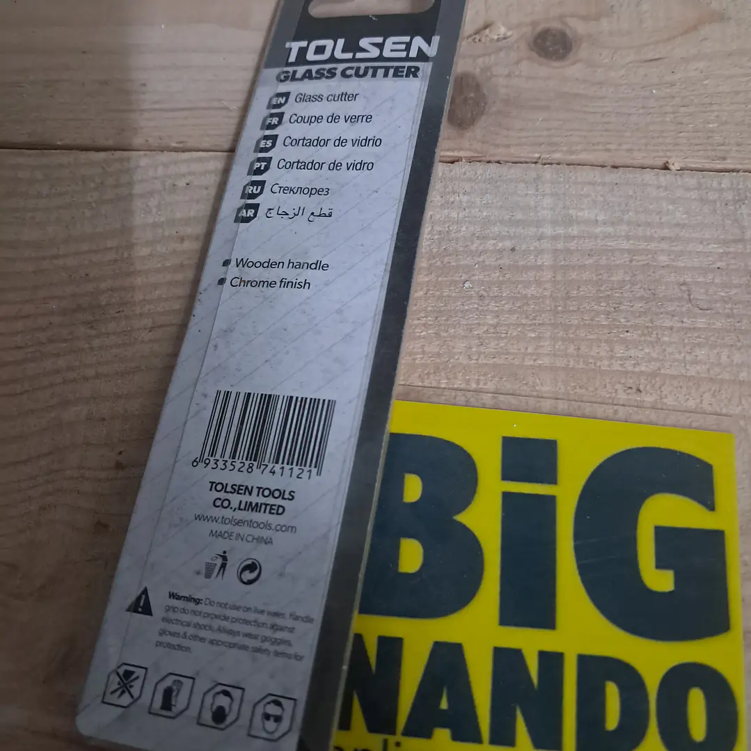 cortador de vidro Tolsen de 130 mm 3