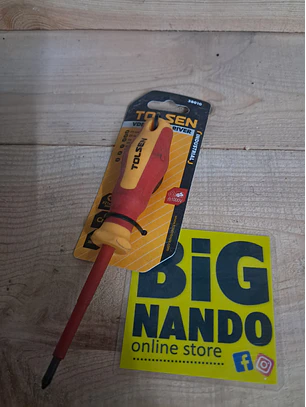 chave de fenda isolada TOLSEN VDE, modelo 38010.