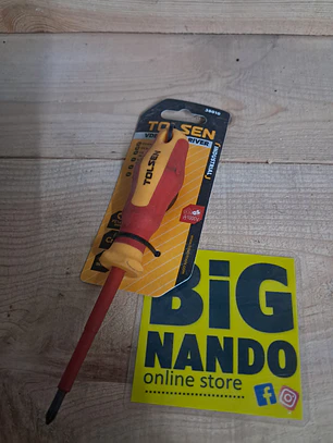 chave de fenda isolada TOLSEN VDE, modelo 38010.