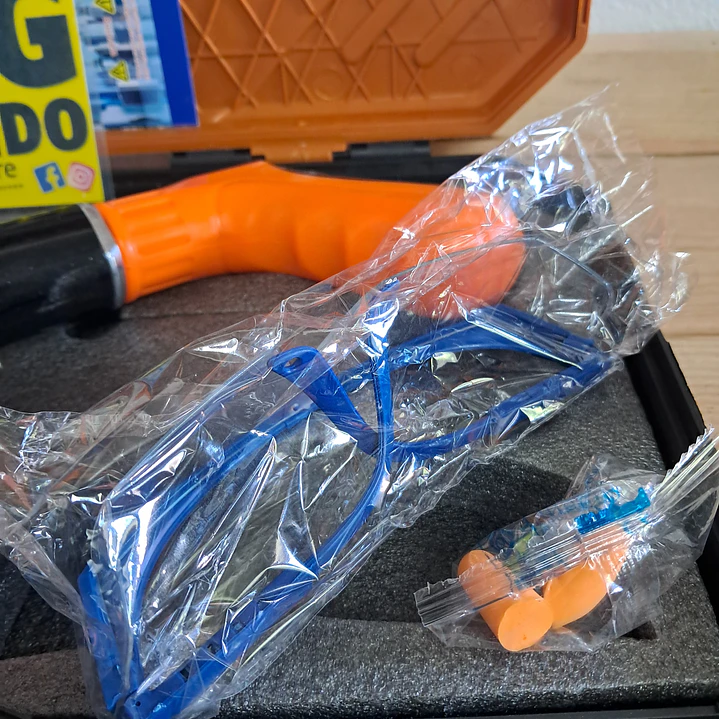 Pistola de pregos + 200 pregos de oferta  3