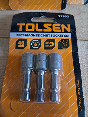 conjunto de chaves de caixa magnéticas da marca Tolsen, modelo 77632. 