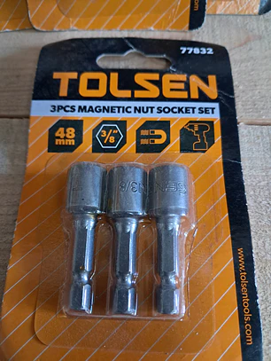 conjunto de chaves de caixa magnéticas da marca Tolsen, modelo 77632. 