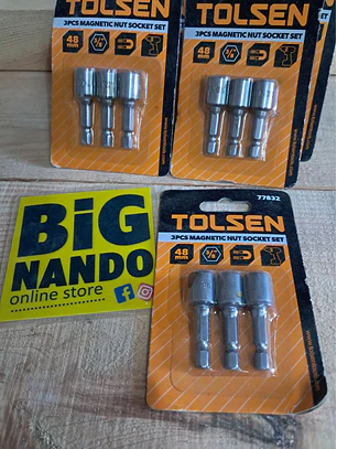 conjunto de chaves de caixa magnéticas da Tolsen (modelo 77832). 