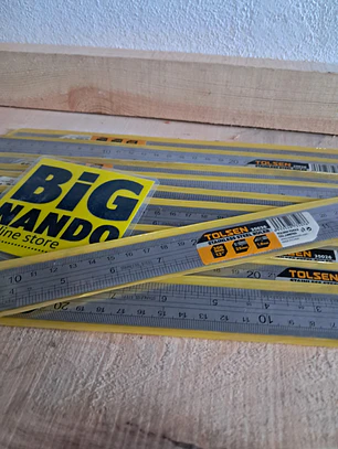 Régua de aço inoxidável 30 cm