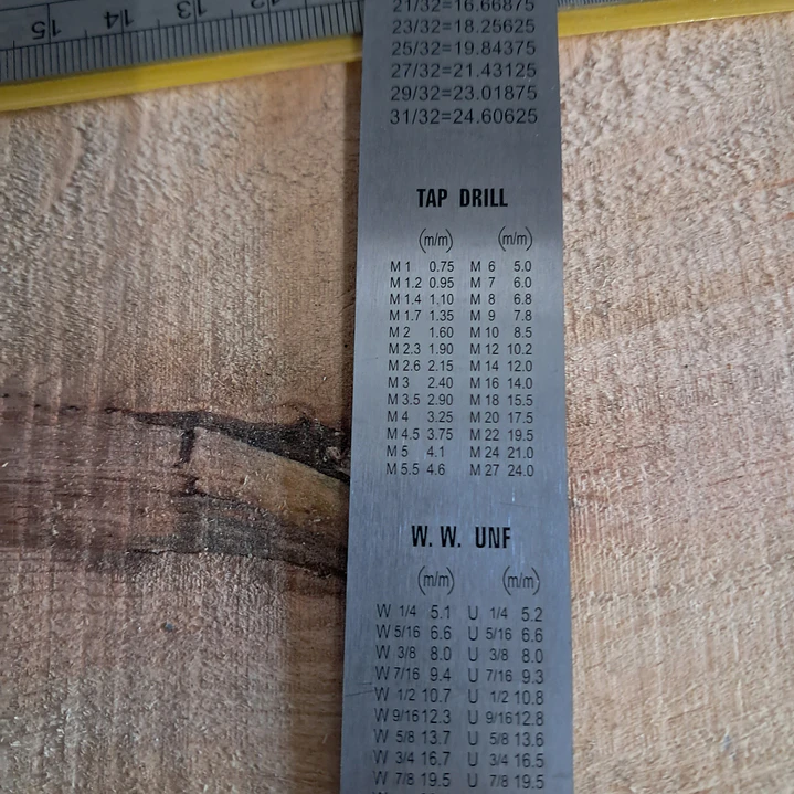 Régua de aço inoxidável 30 cm 2