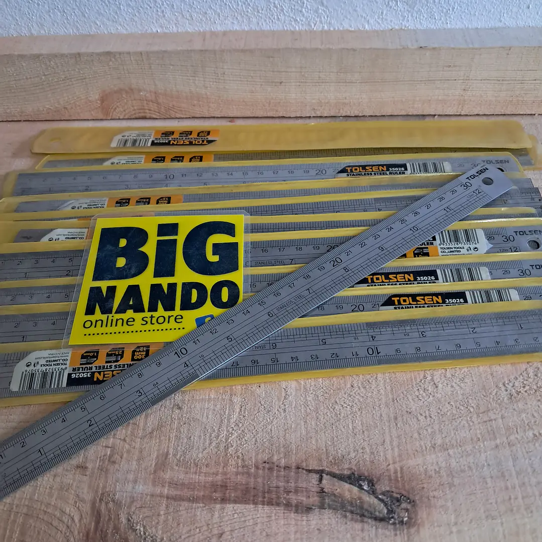 Régua de aço inoxidável 30 cm 3