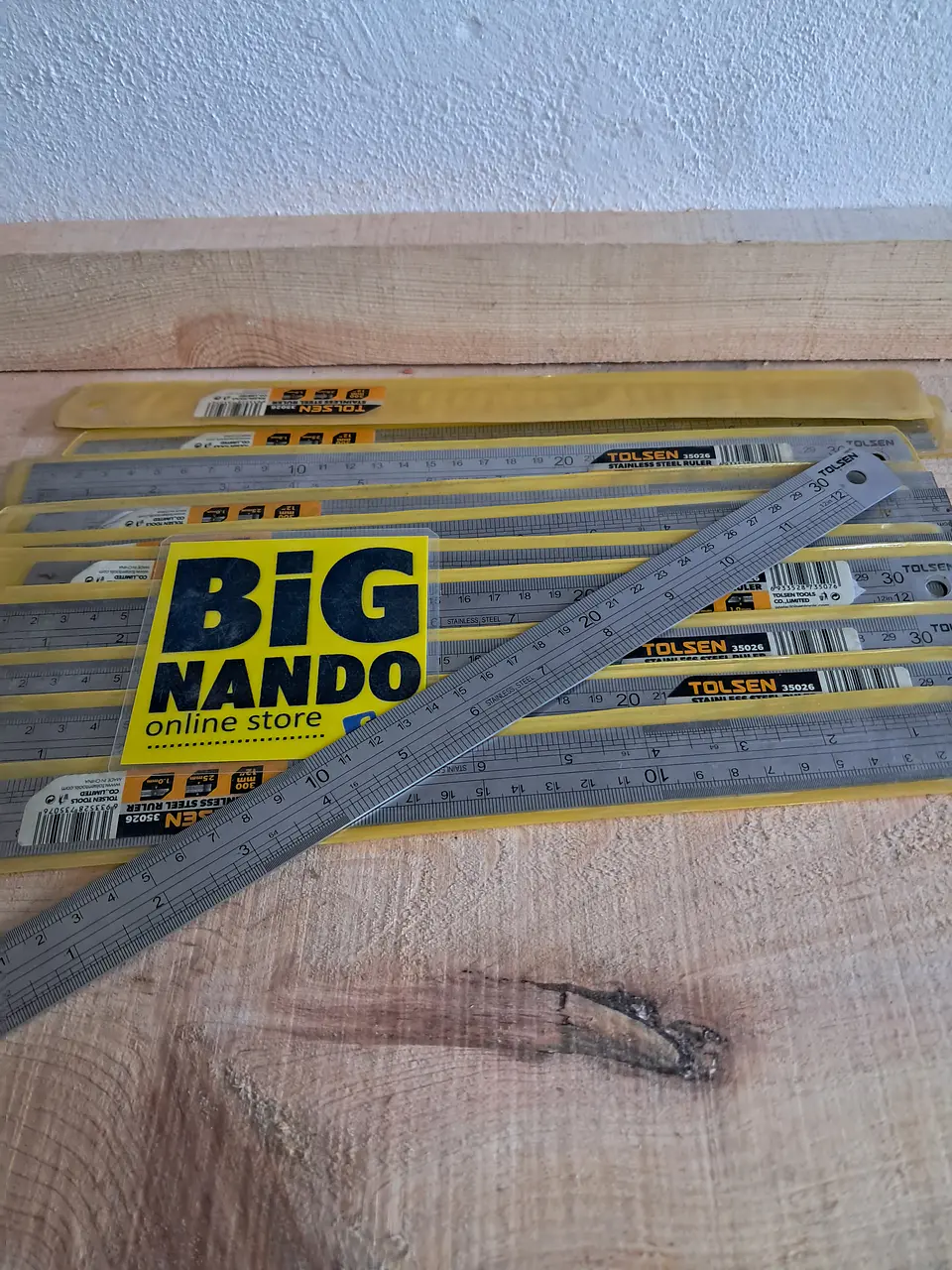 Régua de aço inoxidável 30 cm 3