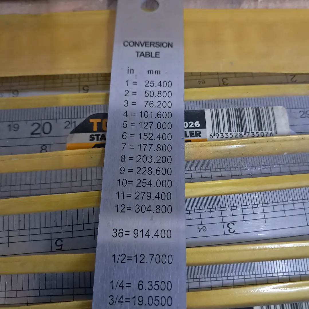 Régua de aço inoxidável 30 cm 4