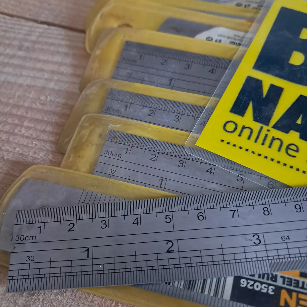 Régua de aço inoxidável 30 cm 5