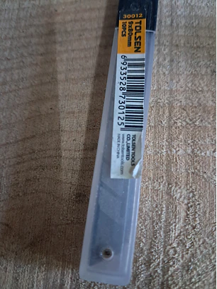 conjunto de 10 lâminas de reposição para x-ato (cutter) da marca Tolse