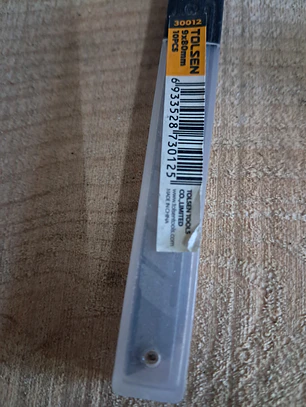 conjunto de 10 lâminas de reposição para x-ato (cutter) da marca Tolse