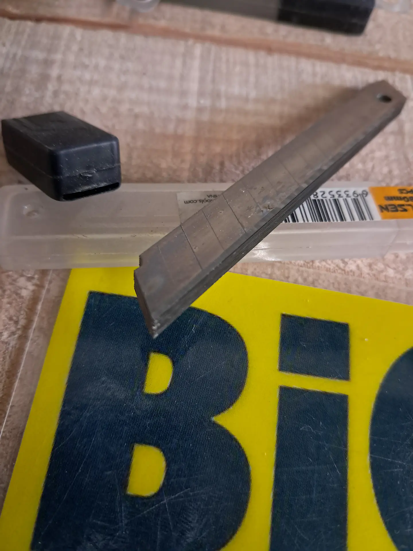 conjunto de 10 lâminas de reposição para x-ato (cutter) da marca Tolse 1