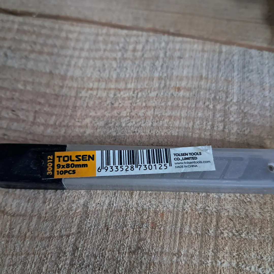 conjunto de 10 lâminas de reposição para x-ato (cutter) da marca Tolse 3