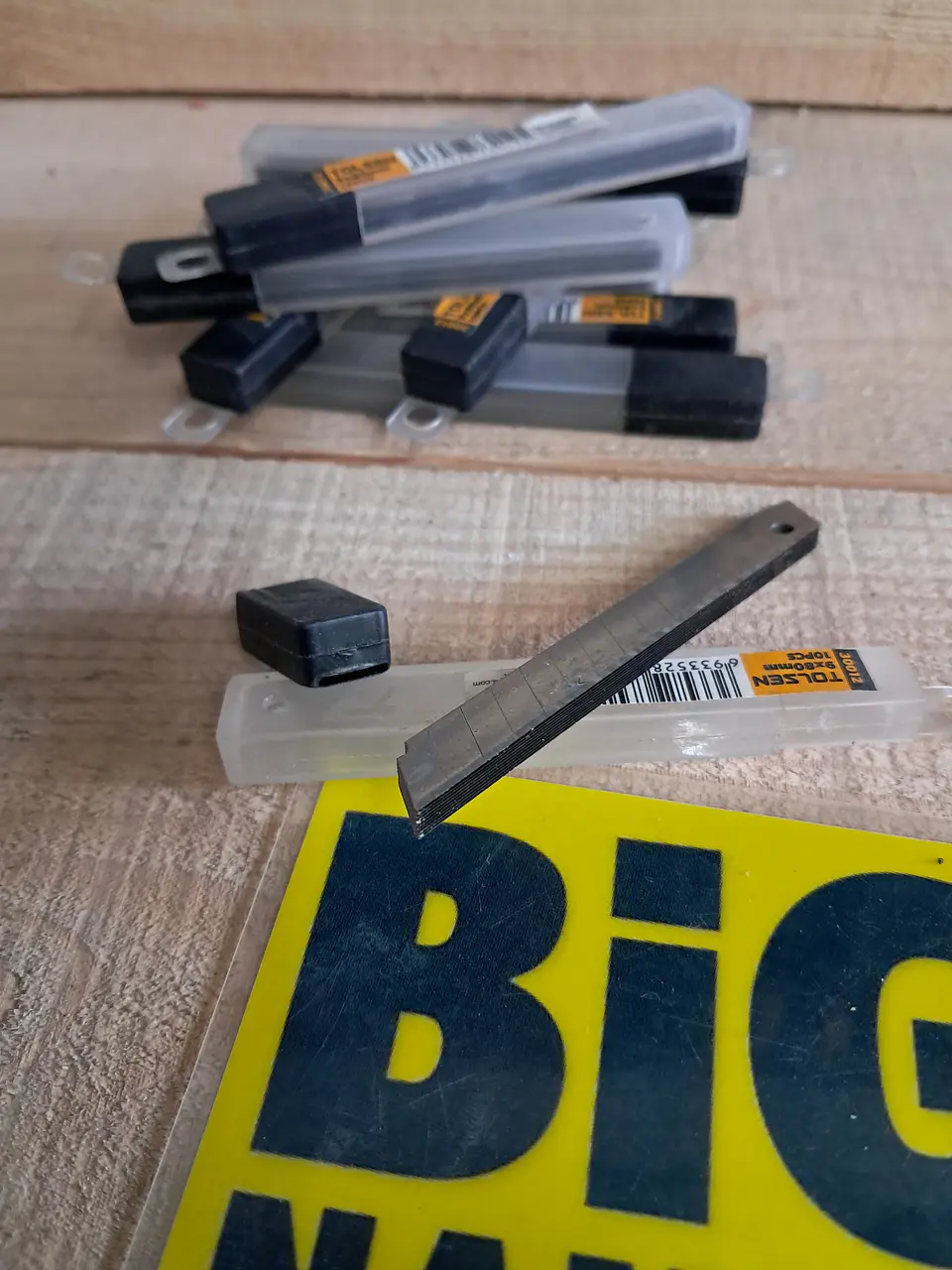 conjunto de 10 lâminas de reposição para x-ato (cutter) da marca Tolse 4