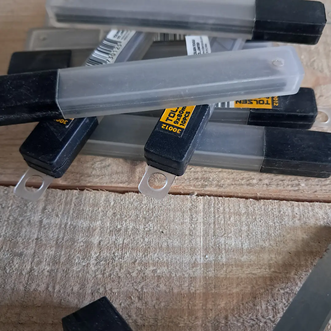 conjunto de 10 lâminas de reposição para x-ato (cutter) da marca Tolse 5
