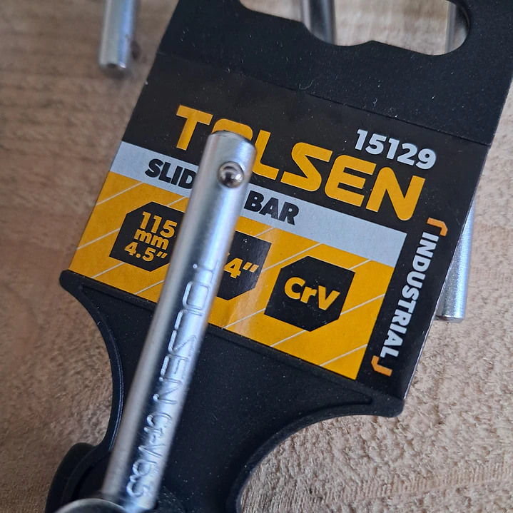  barra deslizante Tolsen Industrial (SKU 15129).  1