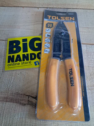 alicate de decapagem de fios Tolsen Industrial, modelo 38052. 