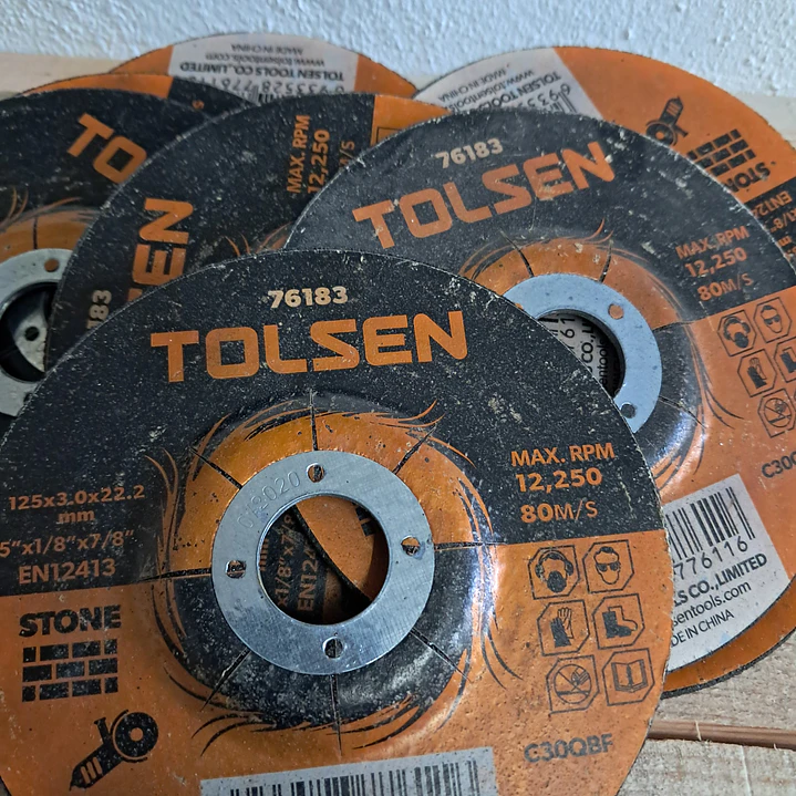 disco de corte para pedra da marca Tolsen, modelo 76183.  1