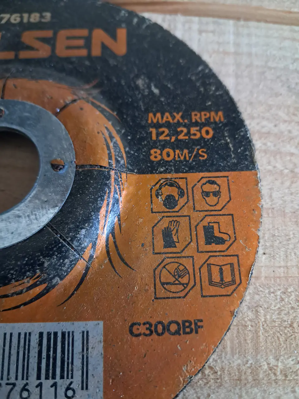 disco de corte para pedra da marca Tolsen, modelo 76183.  5