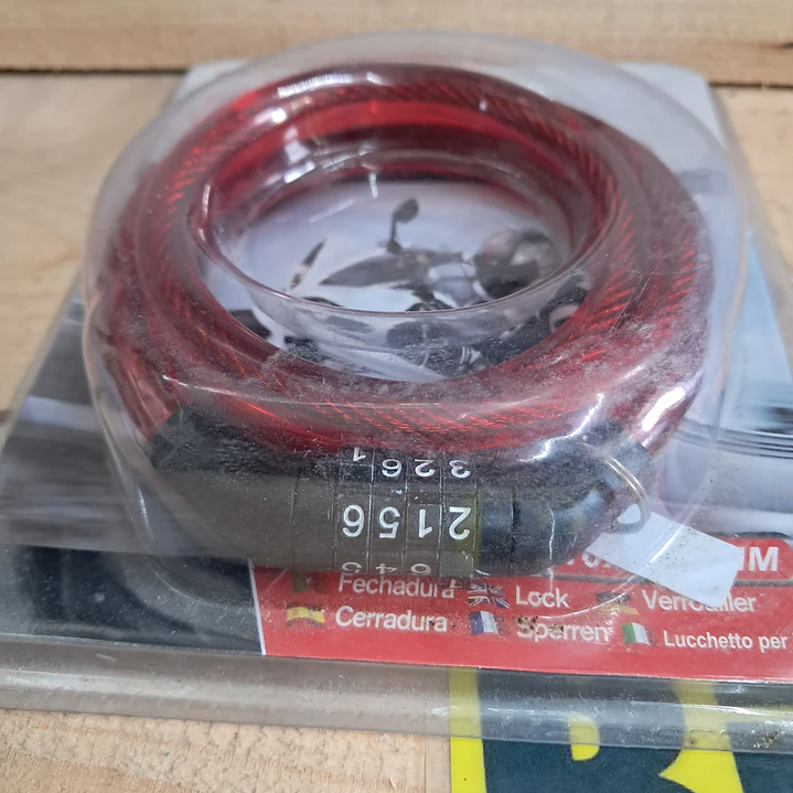 cadeado de cabo de aço  1000MM 1