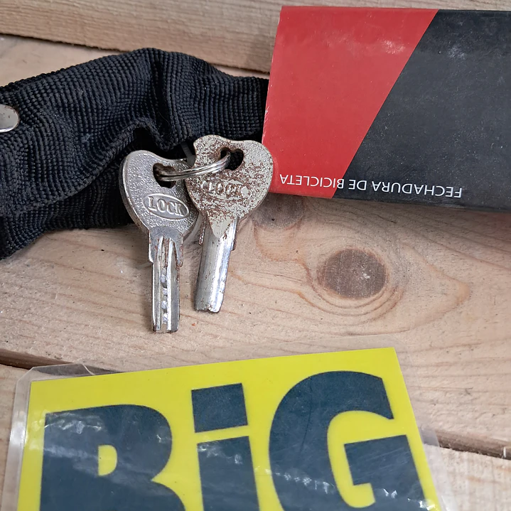 cadeado de corrente para bicicleta ou mota 600mm 1