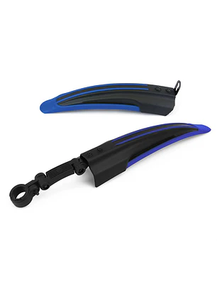 Guarda-lamas dianteiro e traseiro para bicicleta de montanha.