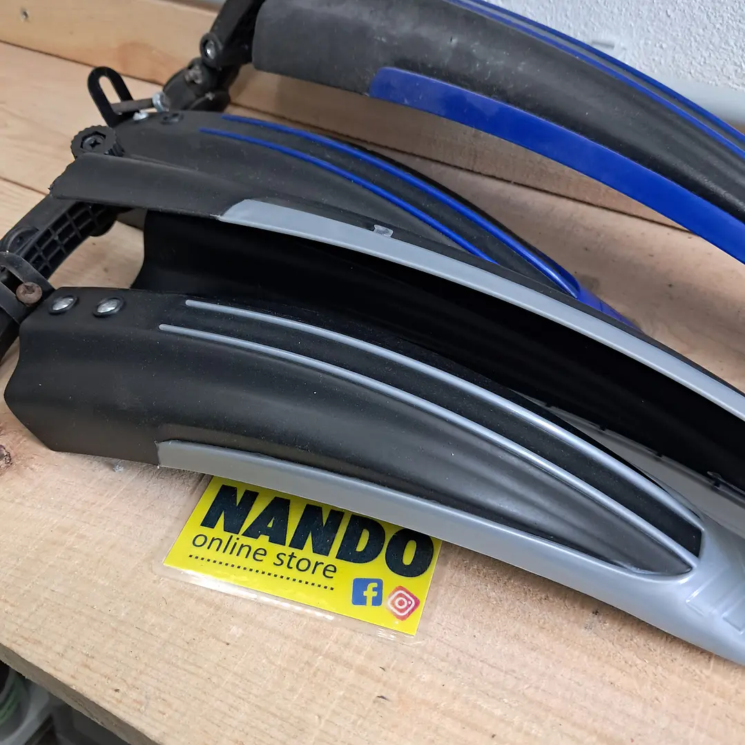 Guarda-lamas dianteiro e traseiro para bicicleta de montanha. 7