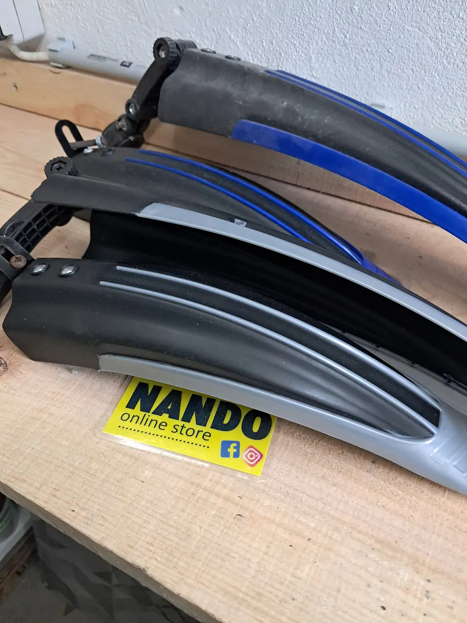 Guarda-lamas dianteiro e traseiro para bicicleta de montanha. 7