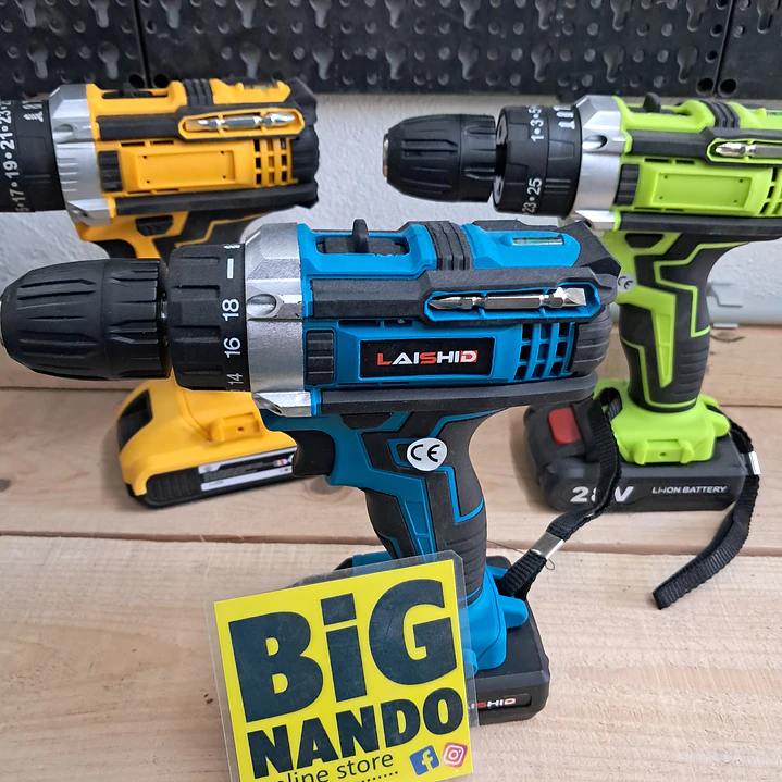 Berbequim/aparafusadora sem fios num estojo de transporte. 1